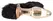 You2Toys Glass Intimate Accessory with Faux Fur Tail, 12 cm, Gold-Transparent