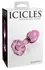 Icicles No. 48 Glass Plug with Decorative Flower Stopper, 8.9 cm