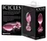Icicles No. 48 Glass Plug with Decorative Flower Stopper, 8.9 cm