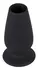 You2Toys Lust Tunnel Plug M Silicone Hollow Plug Black 10 cm