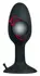 You2Toys Small Silicone Plug with Rotating Ball, Black, 8 cm
