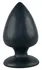 Black Velvets Extra Large Silicone Intimate Plug with Suction Base 14cm