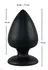Black Velvets Extra Large Silicone Intimate Plug with Suction Base 14cm