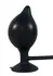 You2Toys True Black Inflatable Plug with Suction Base, 15 cm, Silicone