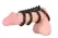 Bad Kitty Set of 4 Connected Intimate Rings Smoky Black TPE 6.5cm