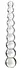 Pipedream Icicles No. 2 Glass Intimate Wand with Beaded Texture 22.5cm Clear