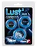 Lust 3 Silicone Intimate Rings Blue Set - 3 Sizes