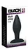 Black Velvets Silicone Large Anal Plug 12 cm Smooth Surface Black
