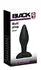 Black Velvets Small Plug Silicone 9cm Compact Anatomical Model Black