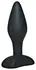 Black Velvets Small Plug Silicone 9cm Compact Anatomical Model Black