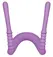 You2Toys Intimate Spreader Purple Silicone Anatomical Tool 28cm