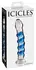Pipedream Icicles No. 5 Glass Massage Tool Spiral Pattern 18.5cm