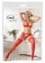 Cottelli Collection Red Stockings 20 Denier Wide Lace Top 5 Size