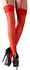 Cottelli Collection Red Stockings 20 Denier Wide Lace Top 5 Size
