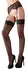 Cottelli Collection Stockings Black Wide Lace Top, Size Universal
