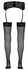 Cottelli Collection Stockings Black Wide Lace Top, Size Universal