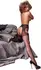 Cottelli Collection Suspender-Style Tights Black L/XL, Lace Trim