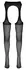 Cottelli Collection Tights Black L/XL - Velvety Suspender Effect
