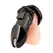 Blueline Acrylic Black See-Thru Male Chastity System with Lock