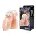 Blueline Acrylic Transparent Chastity System with Lock - Ergonomic Design