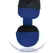 PalmPower Recharge Wand Massager Blue - Cordless Waterproof Model