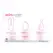PalmPower Pocket Extended Silicone Attachment Set, 3 Pieces, Pink