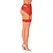 Obsessive S814 Sheer Red-Trim Stockings S/M - Elegant Beige Mesh
