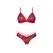 Obsessive Ms Merrilo Christmas Lingerie Set Red M/L Adjustable