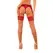Obsessive Lacelove Stockings XS/S Red Lace - Delicate Polyamide Blend