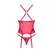 Obsessive Lacelove Corset Set Red XS/S - Adjustable Fit & Elegant Lace