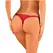 Obsessive Lacelove Thong XL/2XL Red Lace Comfort Fit