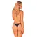 Obsessive Maderris Lace Thong Black XS/S - Minimalist Elegance
