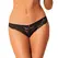 Obsessive Serena Love Lace Panties XL/2XL Black Floral Design