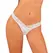 Obsessive Heavenlly Lace Thong XL/2XL - Floral Mesh, Pendant Accent
