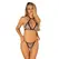 Obsessive Xenita 2-Piece Lingerie Set L/XL, Animal Print & Lace Trim