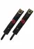 TABOOM Wild Roses Wrist Cuffs Faux Leather with Real Leather Rose