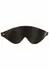 TABOOM Blindfold Vegan PU Leather Adjustable Eye Mask Black
