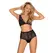 Obsessive Klarita 2-Piece Lingerie Set Black S/M Adjustable Fit