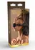 TABOOM Ball Gag Black & Gold Adjustable Vegan PU Leather 8713221833617