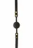 TABOOM Ball Gag Black & Gold Adjustable Vegan PU Leather 8713221833617