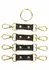 TABOOM Hogtie Restraint System - Durable Black Bondage Accessory