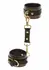 TABOOM Studded Ankle Cuffs Set Black-Gold Adjustable Luxury Design