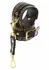 TABOOM Studded Ankle Cuffs Set Black-Gold Adjustable Luxury Design