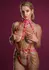 Taboom Malibu Body Harness Pink Vegan Leather Gold Chains Adjustable