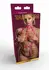 Taboom Malibu Body Harness Pink Vegan Leather Gold Chains Adjustable