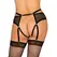 Obsessive Jagueria Garter Belt Plus Size 4XL/5XL Animal Print Mesh