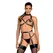 Obsessive A740 Adjustable Harness Bra Black One Size