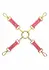 Taboom Malibu Hogtie Pink Vegan Leather Gold Details Restraint System