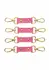 Taboom Malibu Hogtie Pink Vegan Leather Gold Details Restraint System