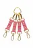Taboom Malibu Hogtie Pink Vegan Leather Gold Details Restraint System